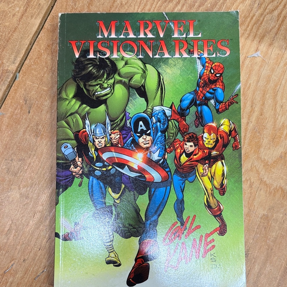 Marvel Visionaries Comic with Green and Red Cover